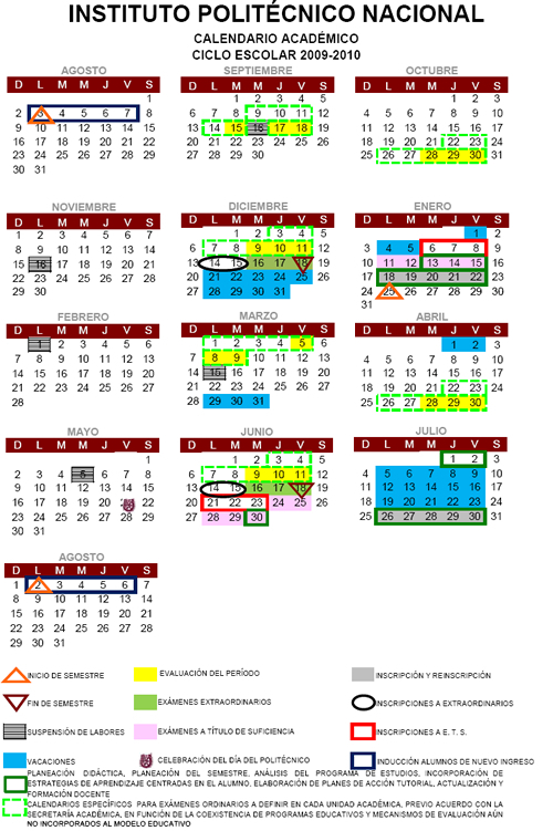 Calendario IPN